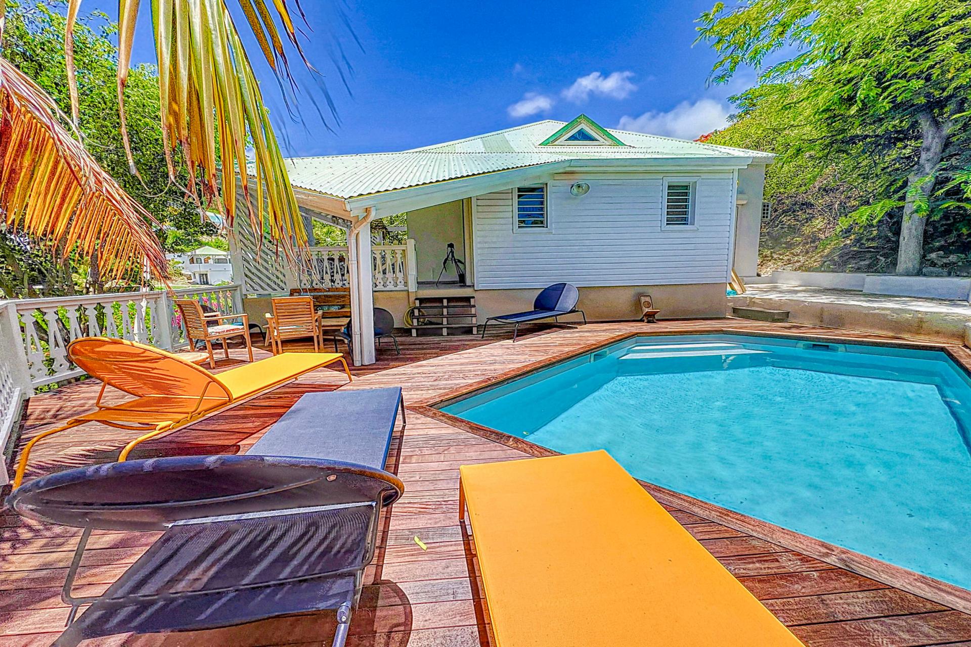 A-louer-villa-Baie-Orientale-Saint-Martin_ Piscine - 1